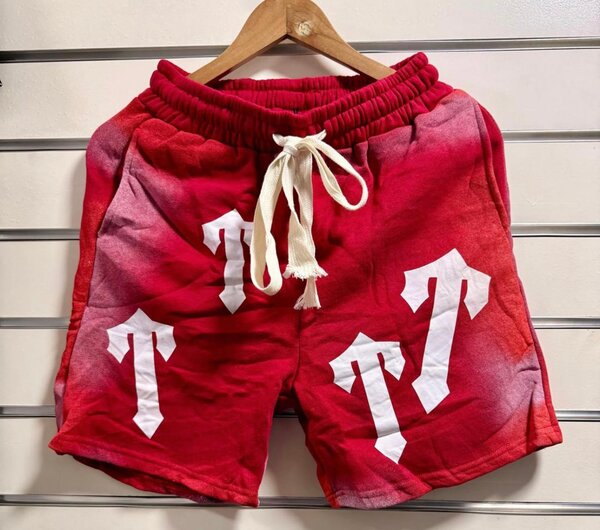 Shorts dégradé rouge trendy