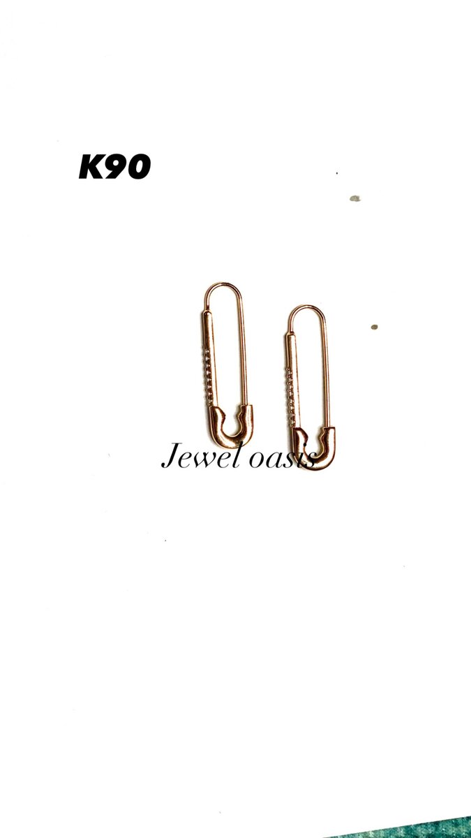 Pin fashion earrings