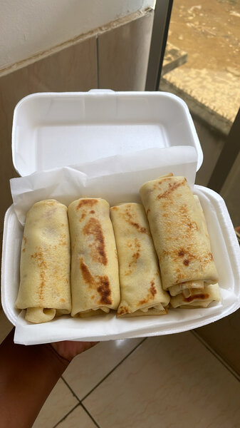 Crêpes au jambon fromage