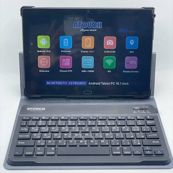 Atouch A105 Max Tablet Pc - 10.1" -256GB - 6GB - Dual Sim -