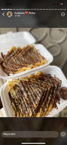 Crêpes sucrées gourmandes