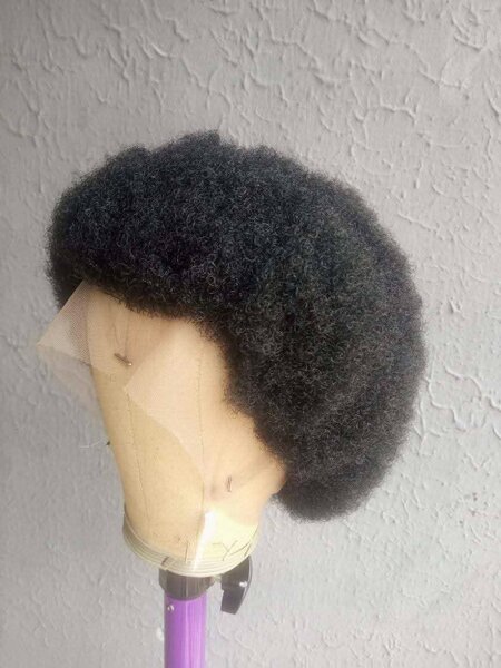 Perruque Afro en Dentelle