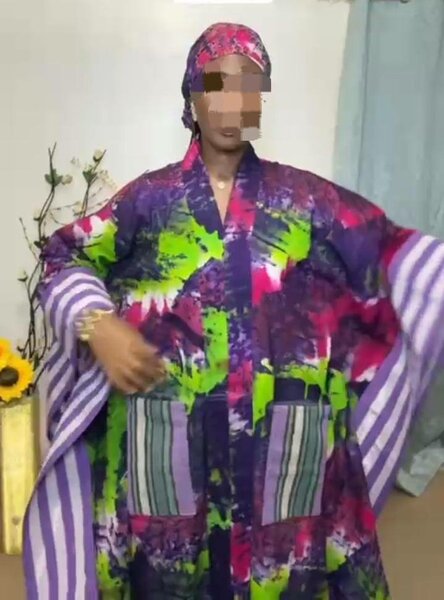 Ensemble Dashiki Coloré