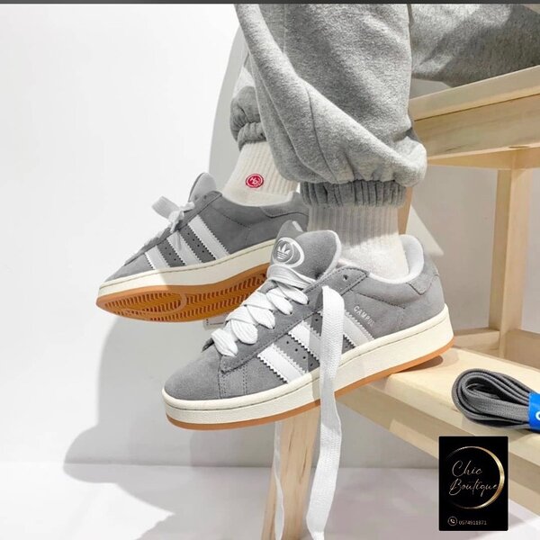 Baskets Grises Classiques Unisexes