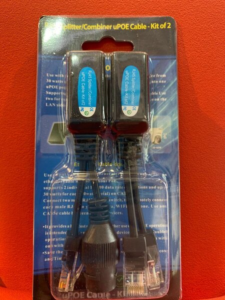 Rj45 splitter ethernet cable doublers