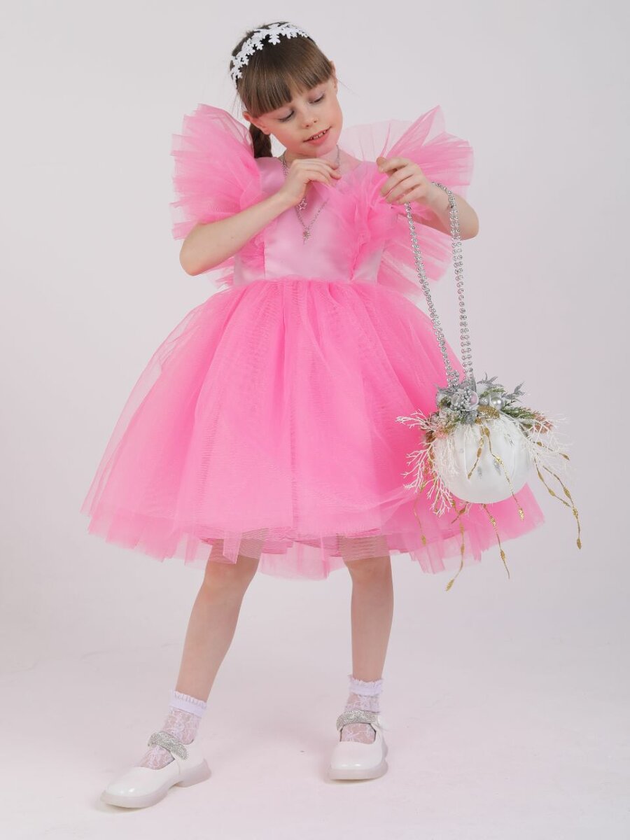 Платье многослойное фатин