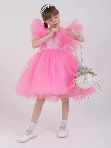 Платье многослойное фатин