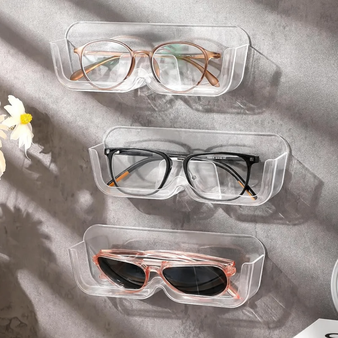 Support mural lunettes élégantes
