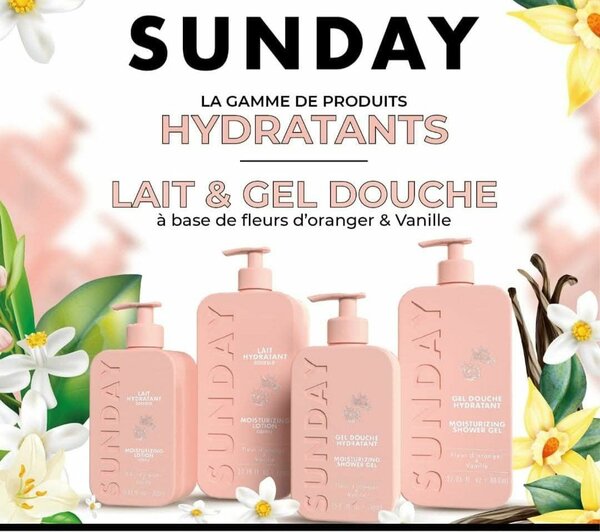 Lait Douche Hydratant Sunday