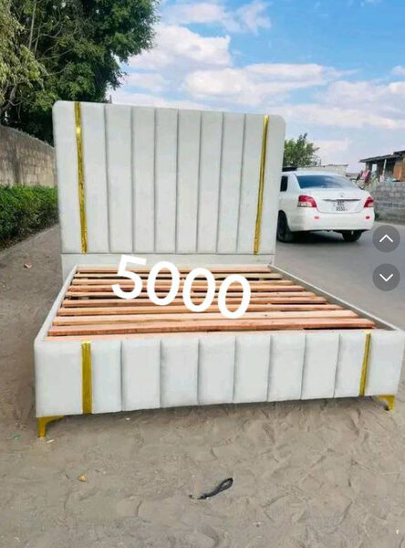 Headboard with bed
