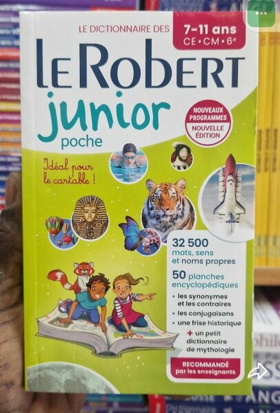 Dictionnaire Le Robert Junior