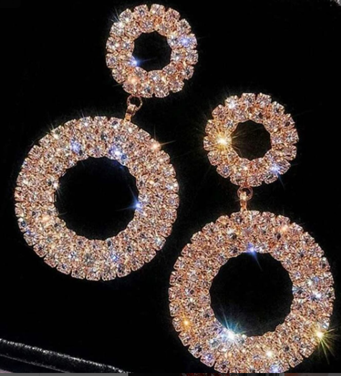 Beautiful fashionable earrings