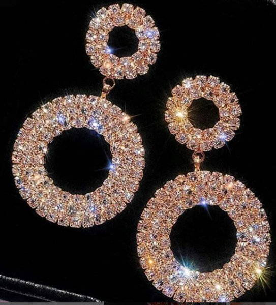 Beautiful fashionable earrings