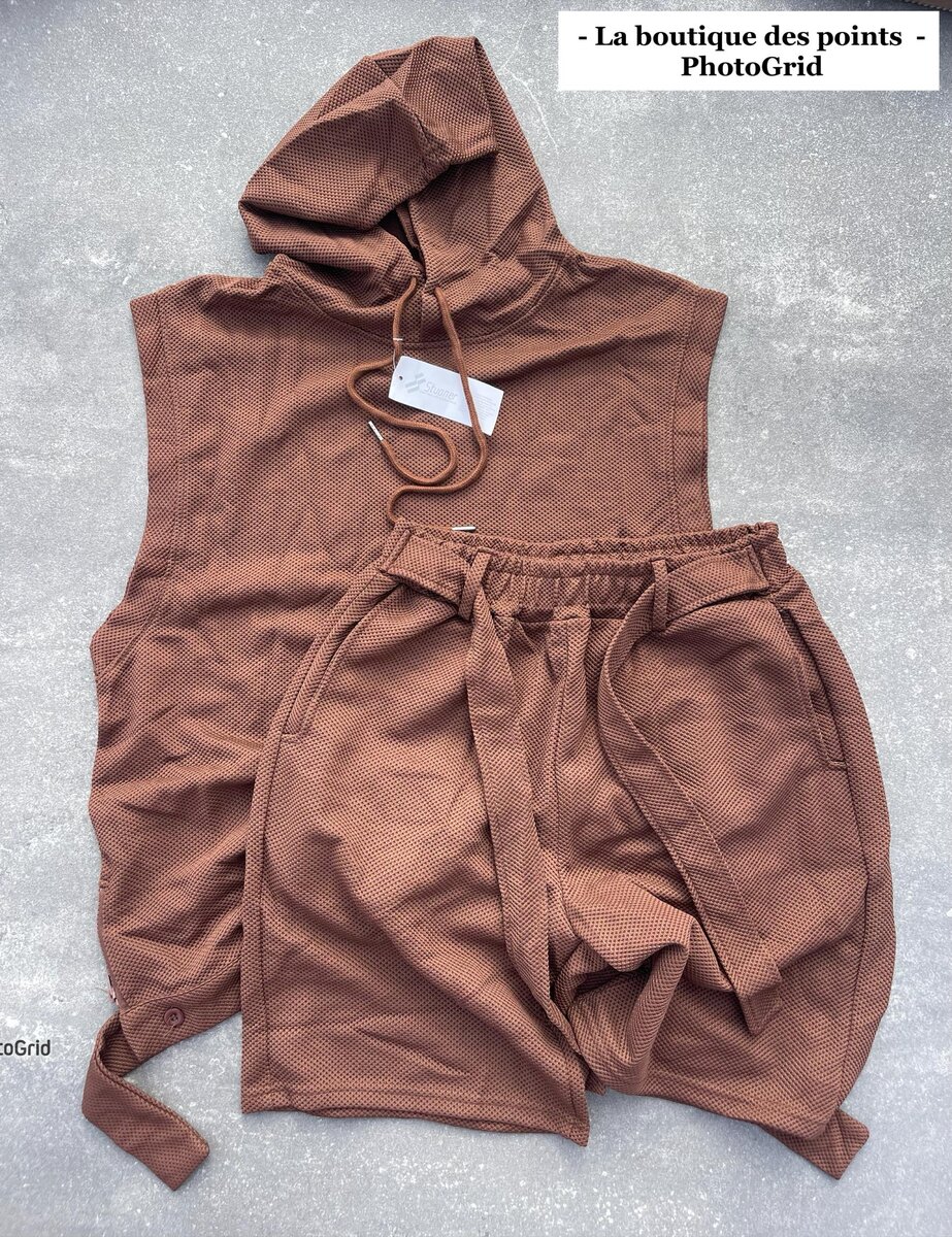 Ensemble de survêtement sans manches