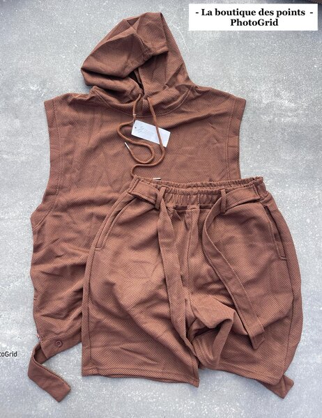 Ensemble de survêtement sans manches