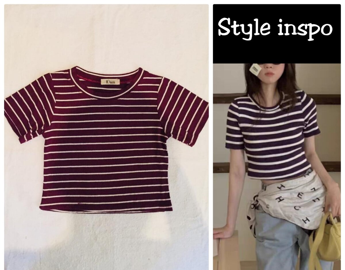 Salaula crop tops and tops