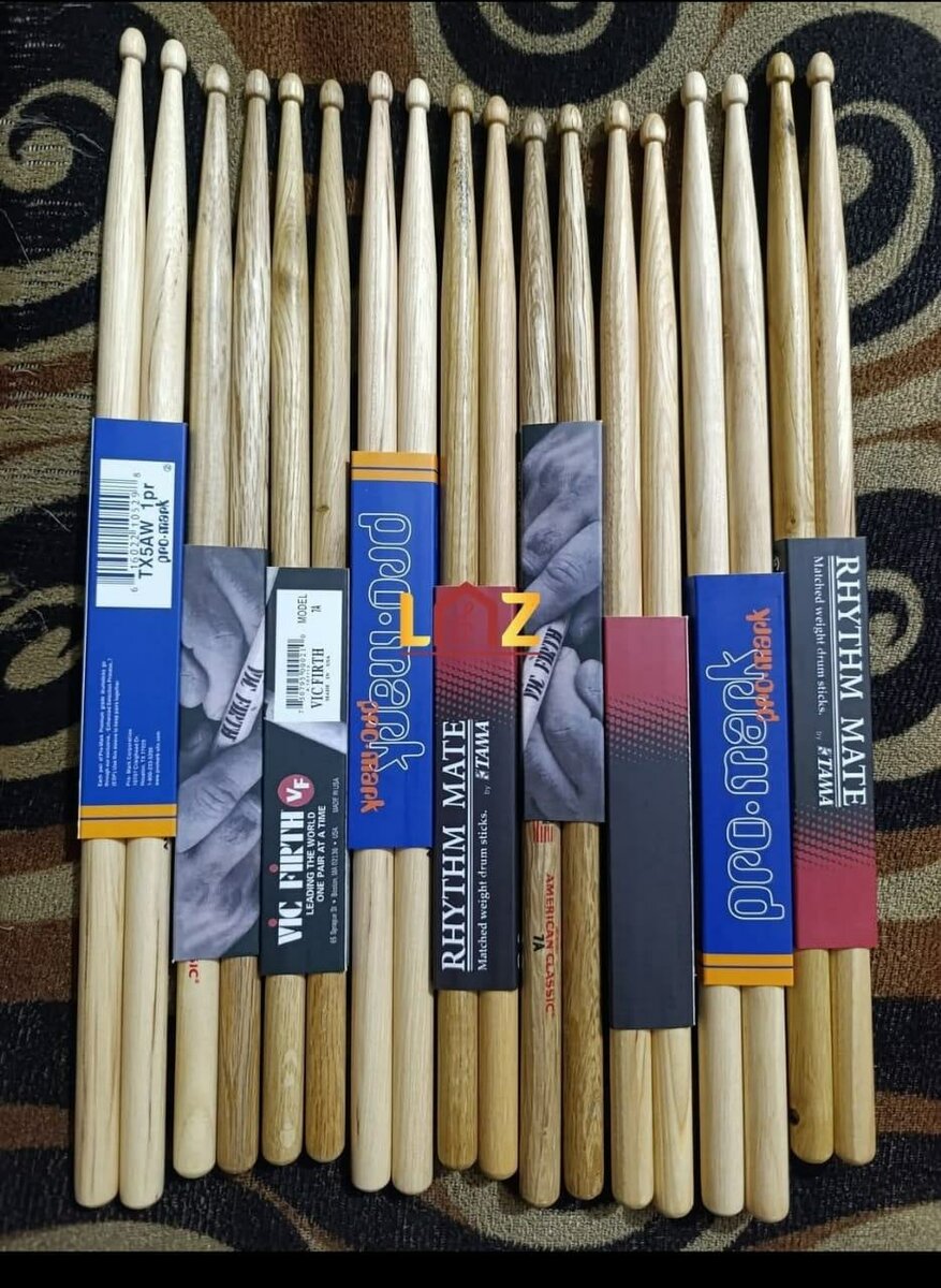 Baguettes de Batterie en Bois