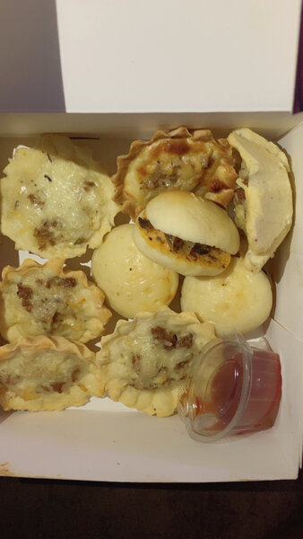 mini-pizzas et mini Burger