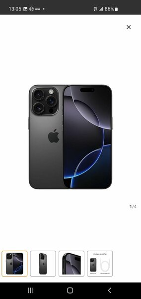 Smartphone Apple élégant