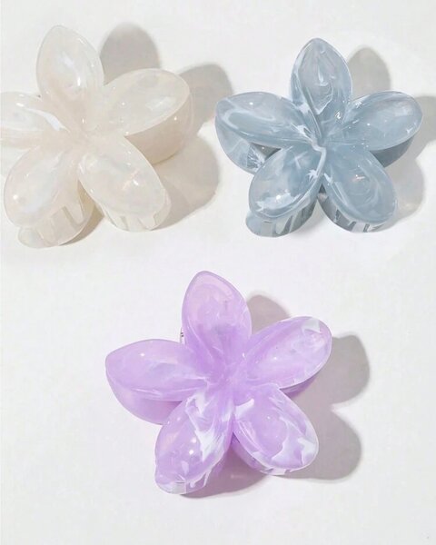 Pince à cheveux fleur hawaïenne