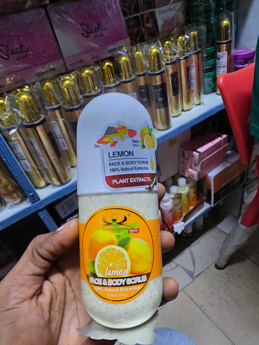 Natural Face & Body Scrub Set