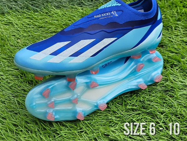 Adidas blue football boots