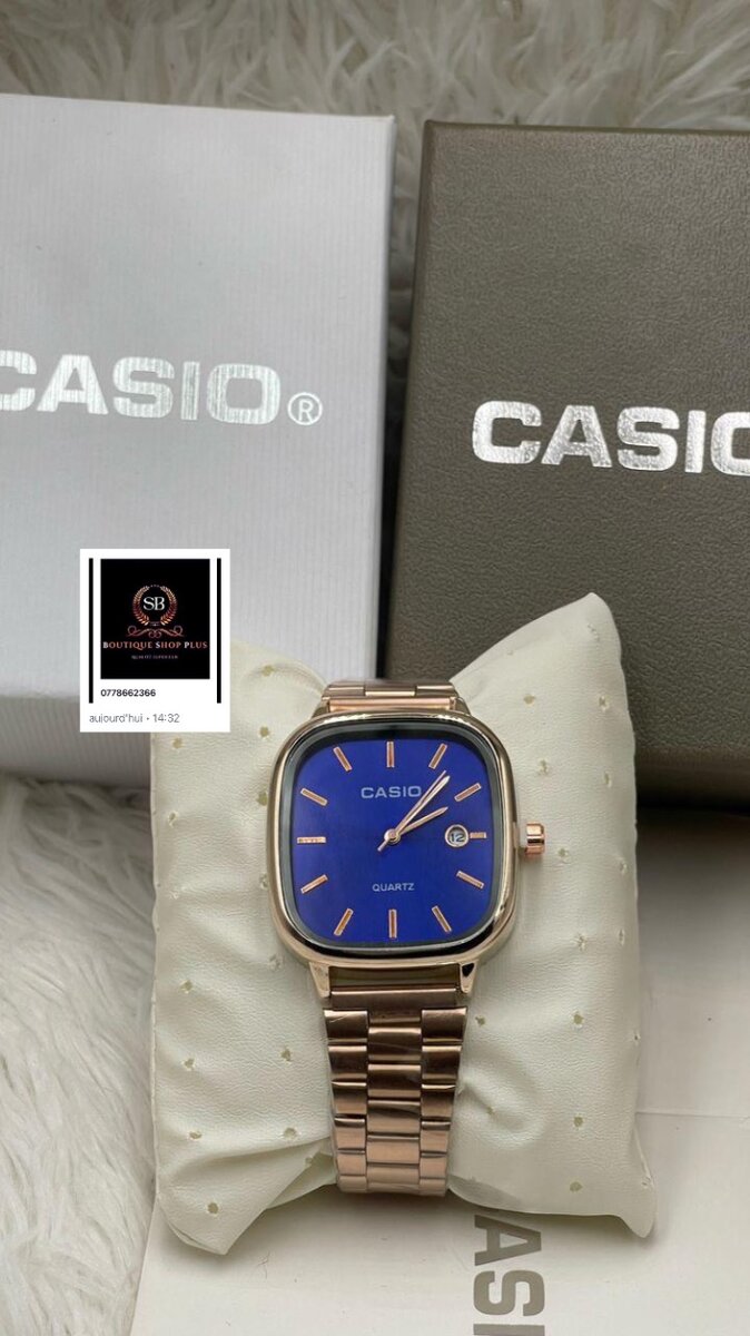 Montre Casio authentique avec sa boîte