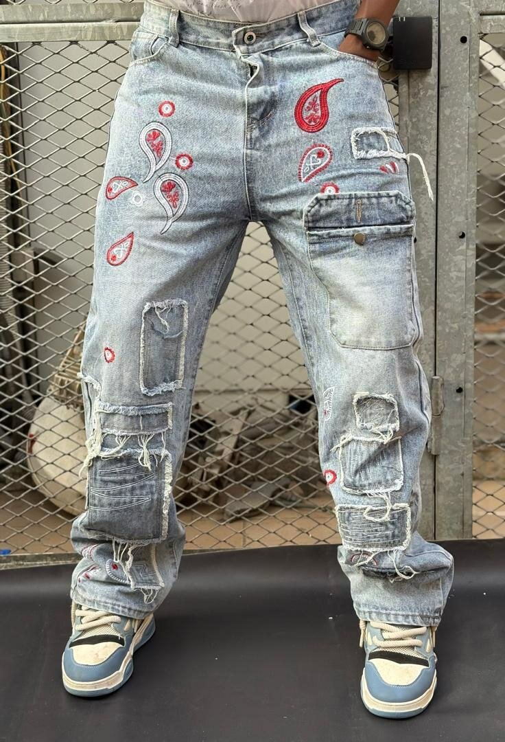 Jean streetwear décontracté
