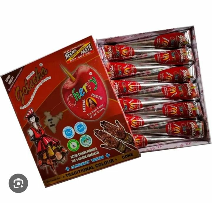 Cônes de Henné Rouge