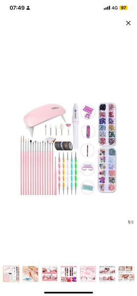 Kit Complet de Nail Art