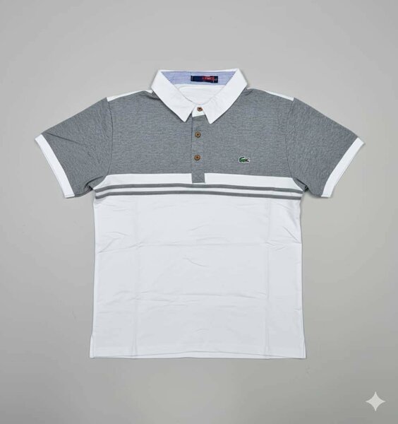 Polo homme bicolore élégant