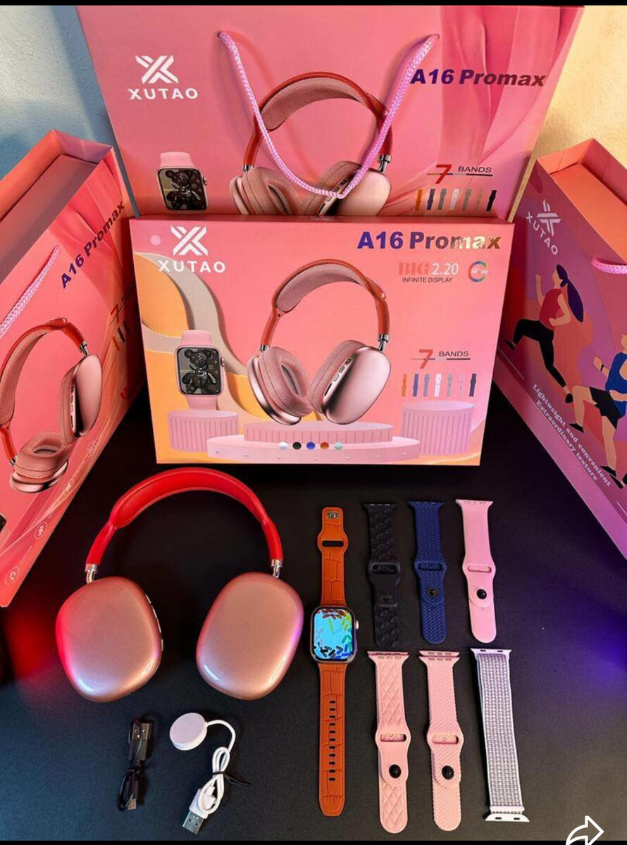 A16 Promax Smartwatch Set