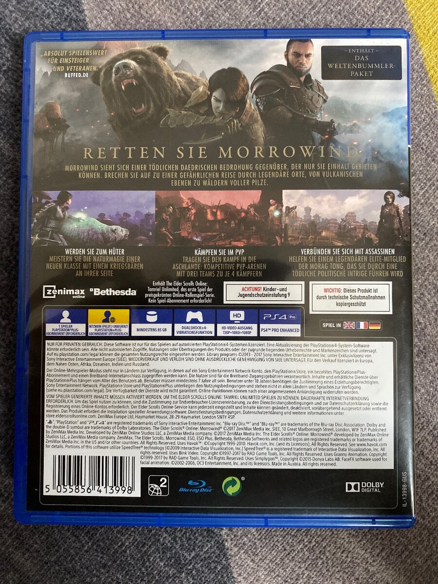 PS4 game Elder scrolls