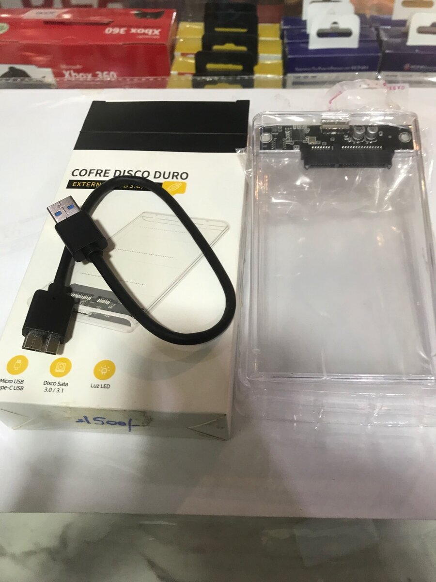 COFRE DISCO DURO EXTERNO-USB 3.0/3.1