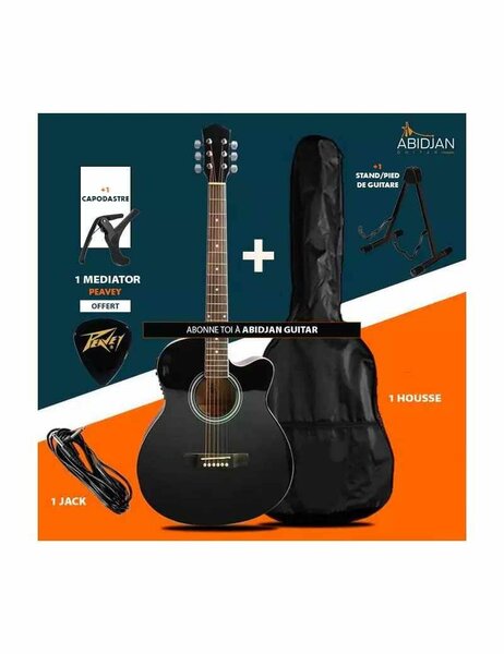 KIT Guitare ELECTRO-ACOUSTIQUE