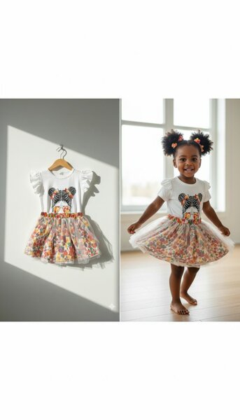 Robe Enfant Fille Élégante