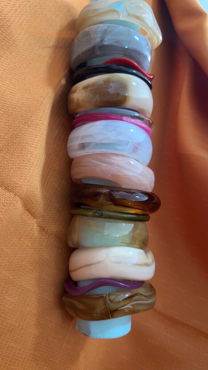 Bracelet plastique chic