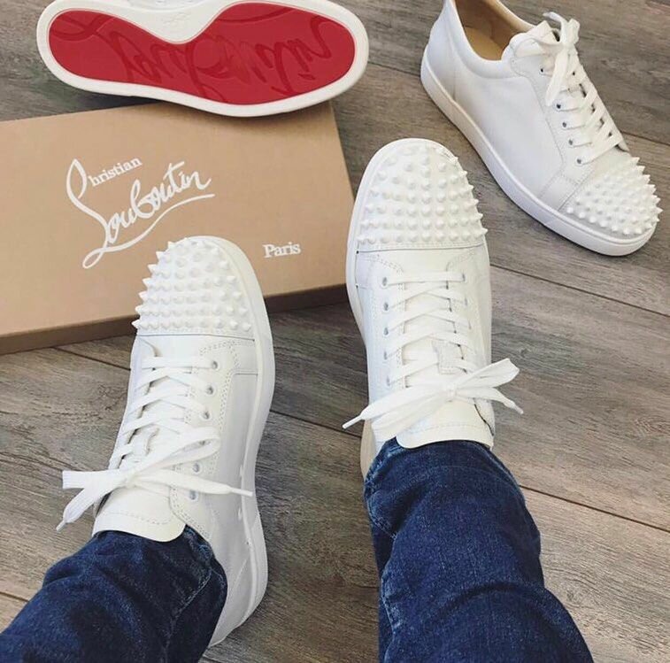 Sneakers cloutées luxe