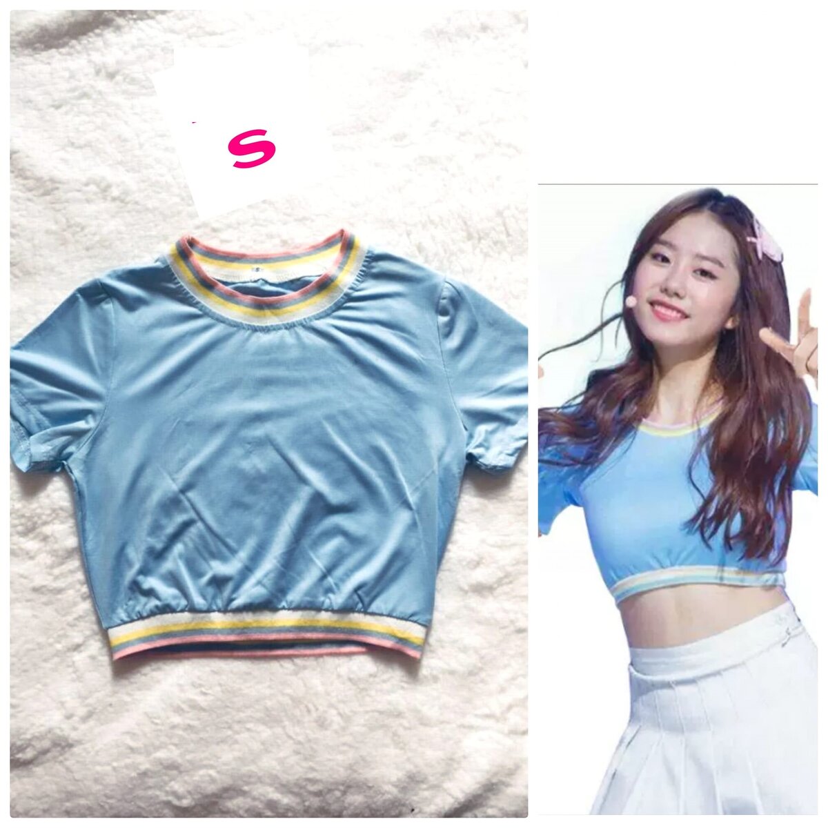 Salaula crop tops and tops