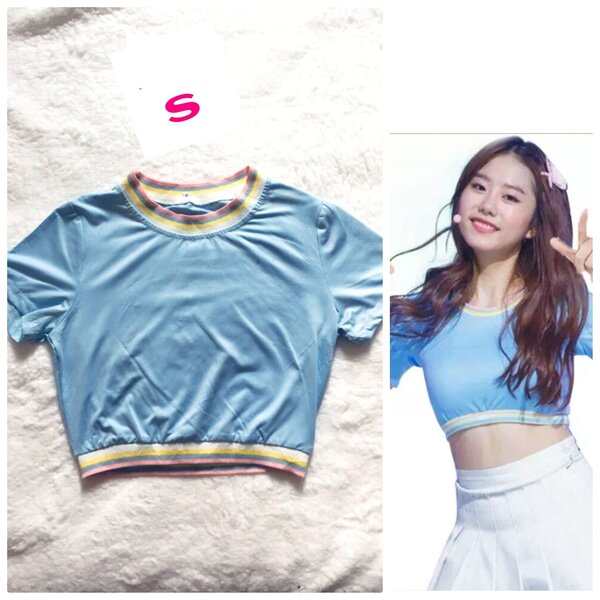 Salaula crop tops and tops