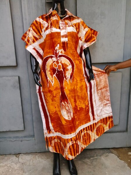 Boubou bassam avec col