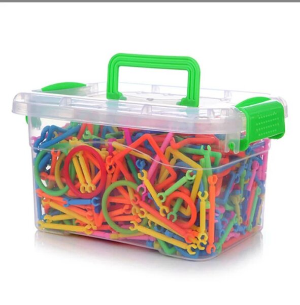 Jeu de construction multicolore