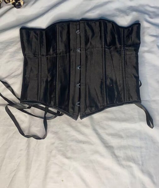 Haut style corset noir