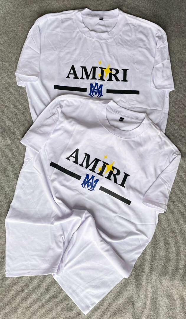 T-shirt Amiri Logo Blanc