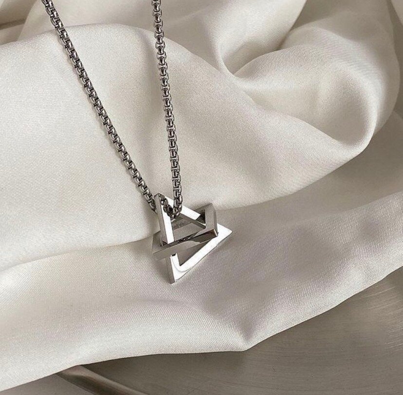 Collier Géométrique Argent