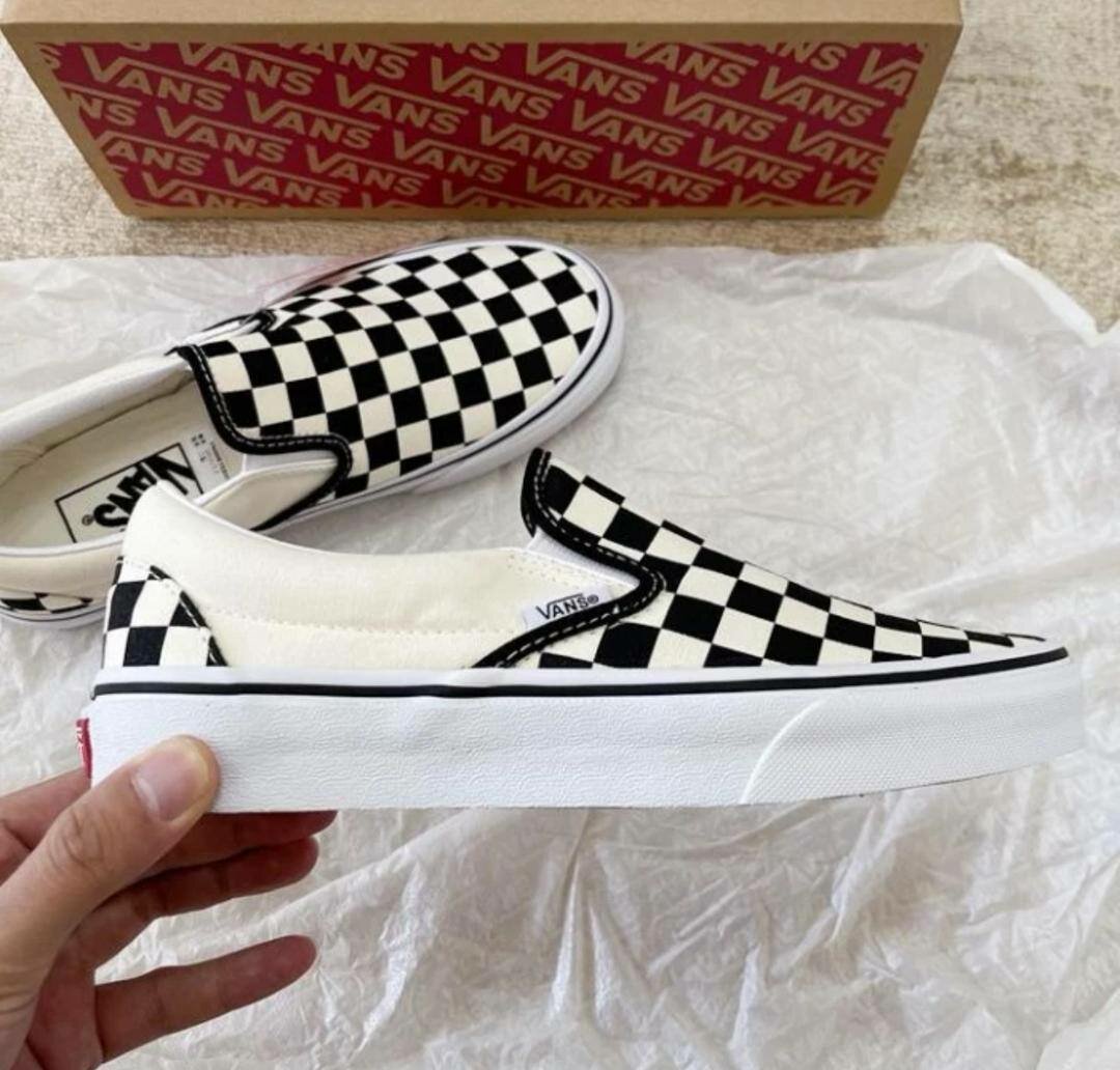 Baskets Vans à damier classique