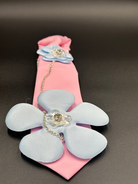 Floral Pink Necktie