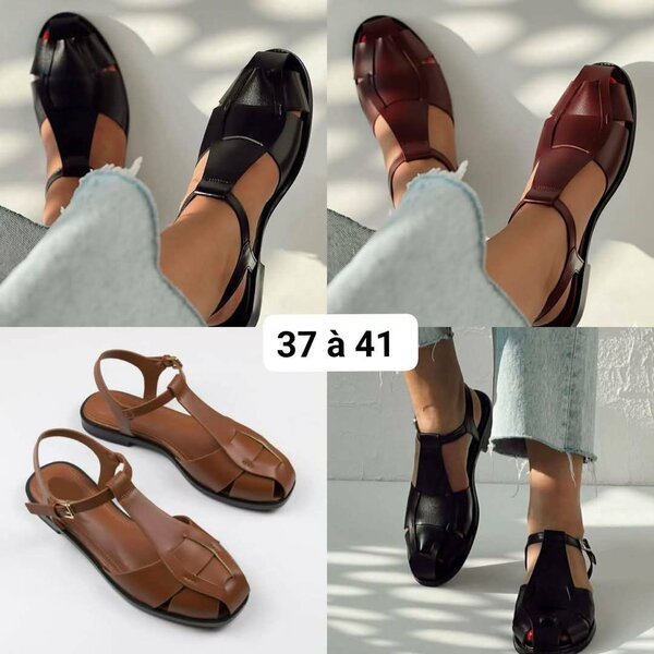 Sandales en cuir élégantes