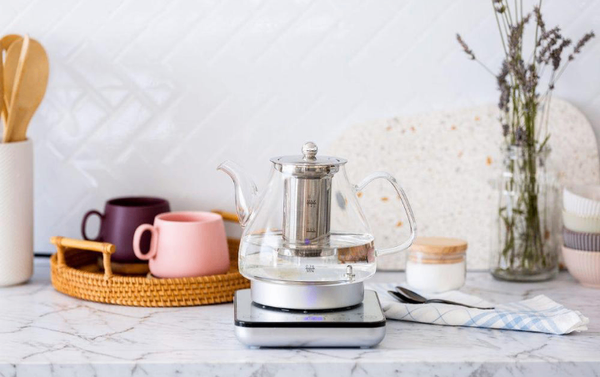 Kettle With Electric Tea Pot & Infuser 1.2L (Dc Free)