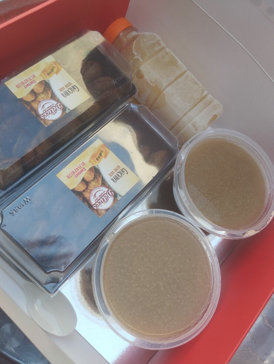 Gnomi + bouillie + jus